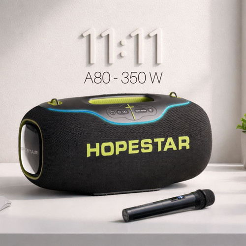 اسپیکر هوپ استار مدل A80 350W رنگ مشکی